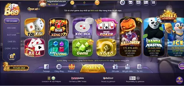 B69 Mobi là cổng game đạt chất lượng hoàn hảo