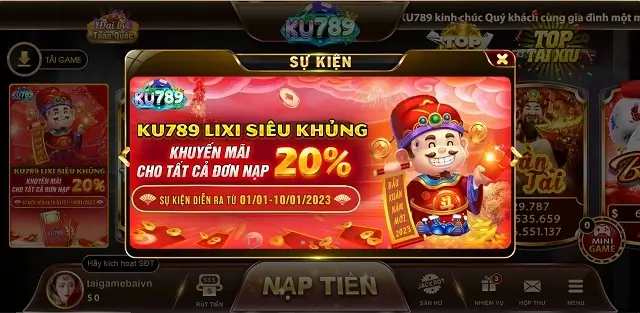 Khuyến mại từ Ku7789 Mobi