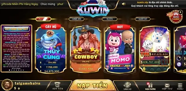 Kuvip Live có chất game ổn định và minh bạch