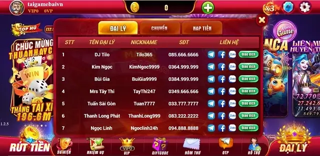 Danh sách đại lý ủy quyền của Macao99 Bet