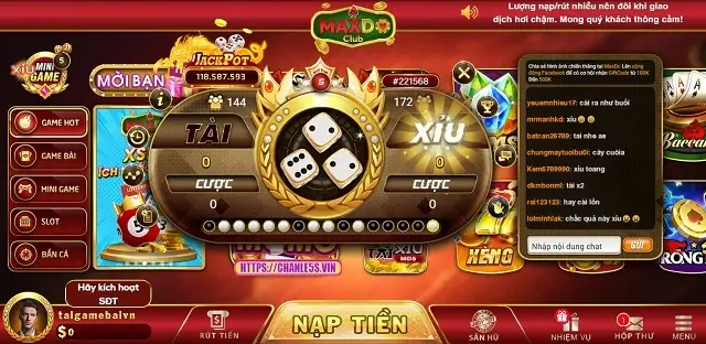 Tài xỉu Maxdo Club là xanh chín và đẳng cấp nhất