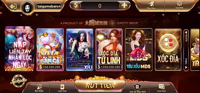 Sun9 Vin có nền tảng đồ họa giống với các cổng game Macao