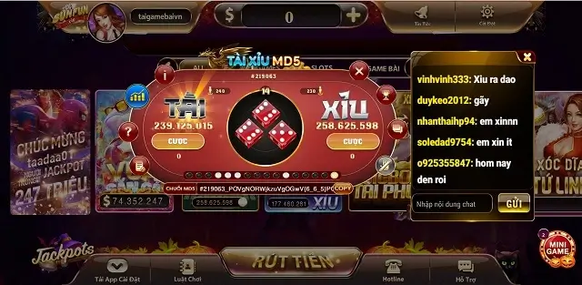 Tài xỉu Sunfun Vip xanh chín và uy tín