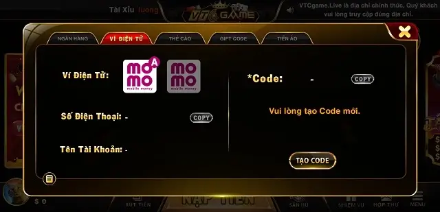 Tốc độ nạp rút của VTCgame Live là cực nhanh