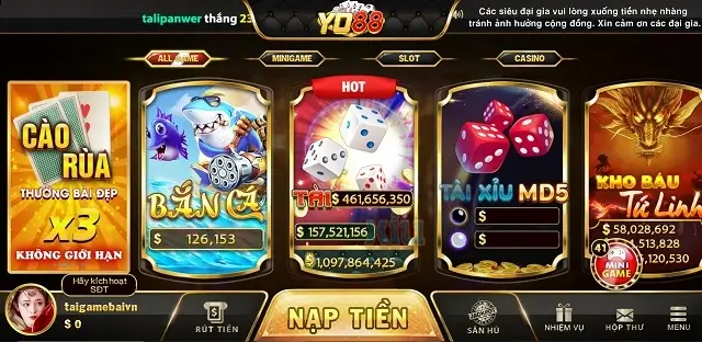 Yo88b Club là cổng game hoàn hảo về mọi mặt