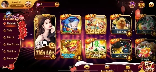 777Loc Bet có cấu hình giao diện ở đẳng cấp rất cao