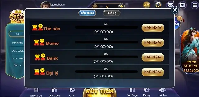 Nhiều đãi ngộ hấp dẫn khi tham gia mở tài khoản tại Bet79 Fun