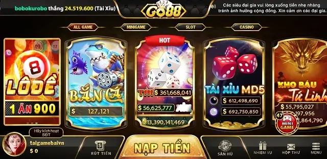 Go88 Nu là cổng game có chất lượng không tồi