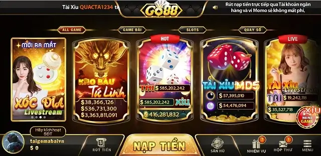 Go88 Vip là cổng game chính thống không phải lừa đảo