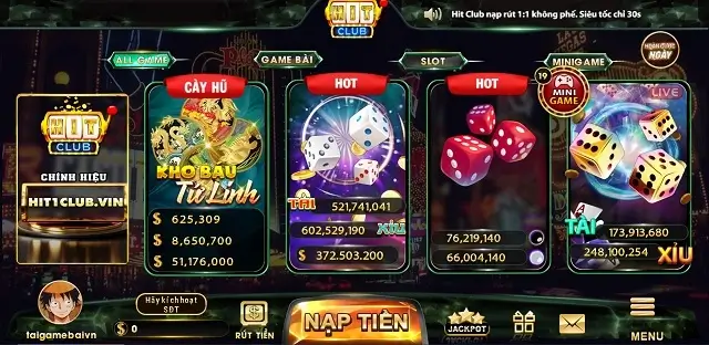 Hit1club Vin là cổng game có đồ họa công nghệ mới rất hiện đại