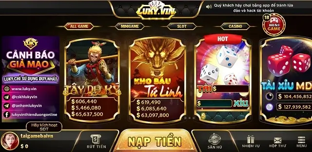 Luky Vin là một cổng game minh bạch và chuyên nghiệp