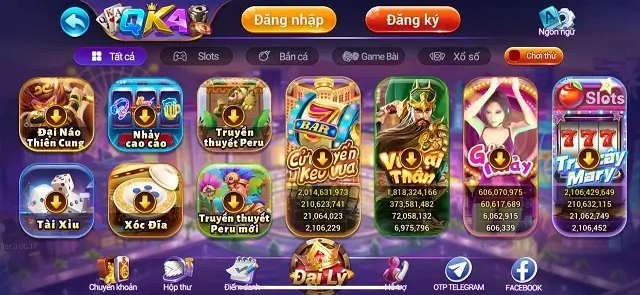 Không gian cá cược đẳng cấp cao trên cổng game QKA Club