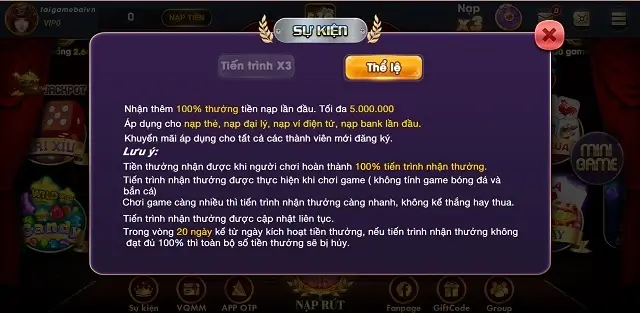 Khuyến mại thành viên mới luôn được duy trì trên S79 Live