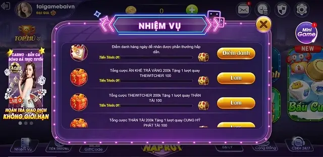 Rất ít Event lớn được áp dụng trên Sao86 Club