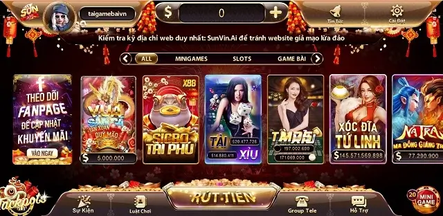 Sunvin Club là cổng game Macao cực kỳ đẳng cấp và chuyên nghiệp