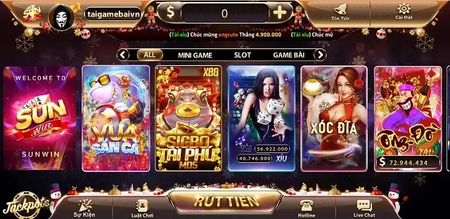 Cổng game Sunvin Tv có nền tảng đồ họa trực quan và khoa học