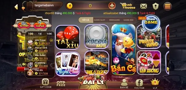 Cổng game đa nền tảng Tin68 Vip với rất nhiều trò chơi uy tín