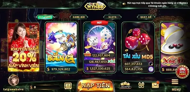 Đồ họa game ở đẳng cấp rất cao của Wyn88.Vin