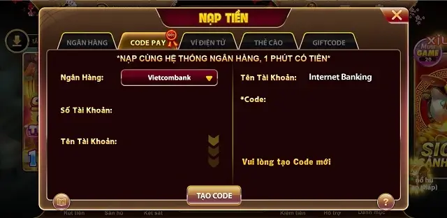 Hệ thống nạp rút hoàn hảo và chuyên nghiệp của Lo88 Cc