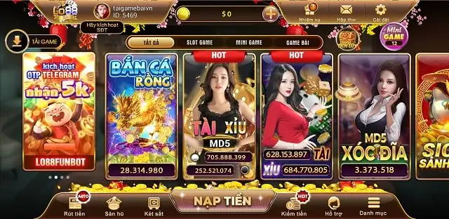 Lo88 Live có giao diện độc nhất vô nhị và là game bản quyền