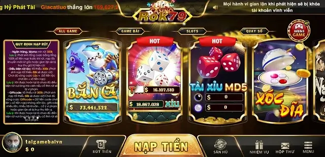 Rok79 Club là cổng game mới với rất nhiều tiềm năng