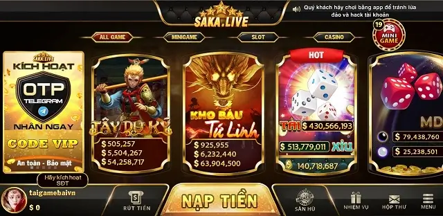 Saka Vin là cổng game có tính chuyên nghiệp cao