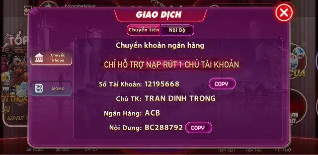 Rút tiền 88Bum.Club