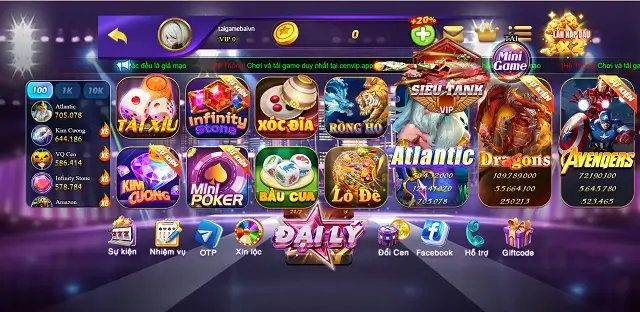 Cổng game quốc tế Cenvip Online