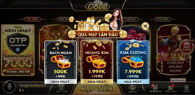 Go88k Vip có các dịch vụ chất lượng cao