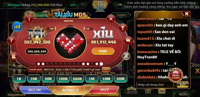 Tài xỉu Hit52 Vin