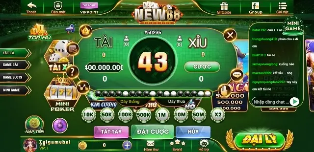 Tài xỉu New68 Fun