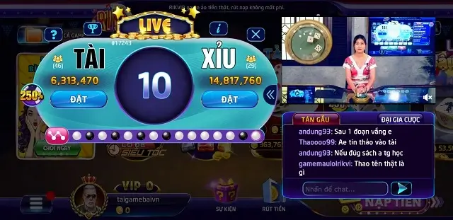 Tài xỉu Live Rikvip1.Net