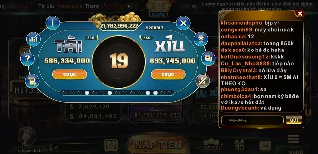 Đặt cược tài xỉu 1Hit Us