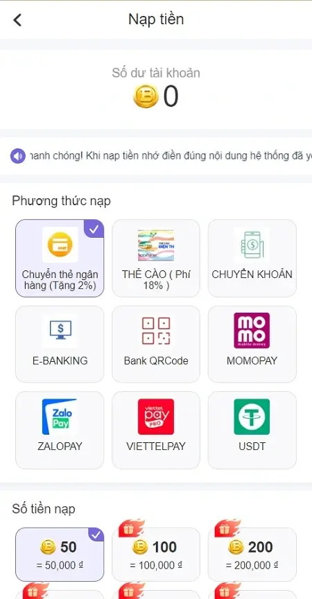 Nạp rút tiền uy tín tại Ben.Bet