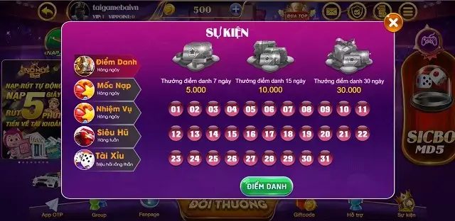 Sự kiện Nohu52 Club