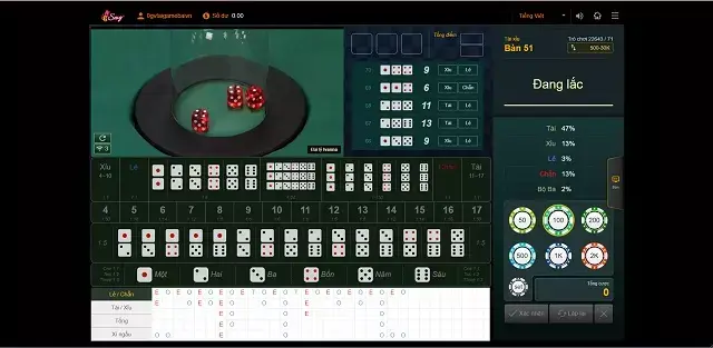 Game mới Sicbo tài xỉu Live trên Nohu52 Club