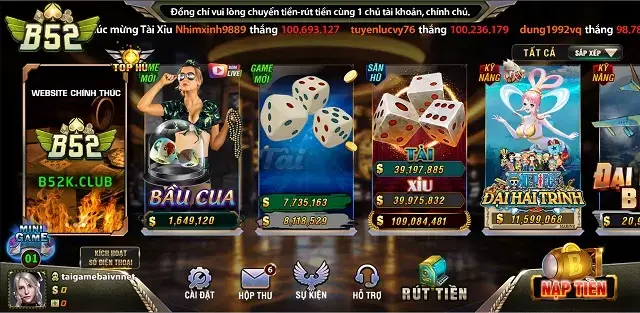 Kho game xanh chín tại B52k.Club