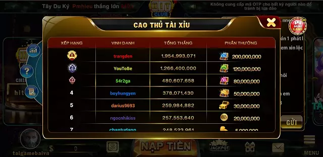 Thông số game tài xỉu Hit2s.Net thiếu minh bạch