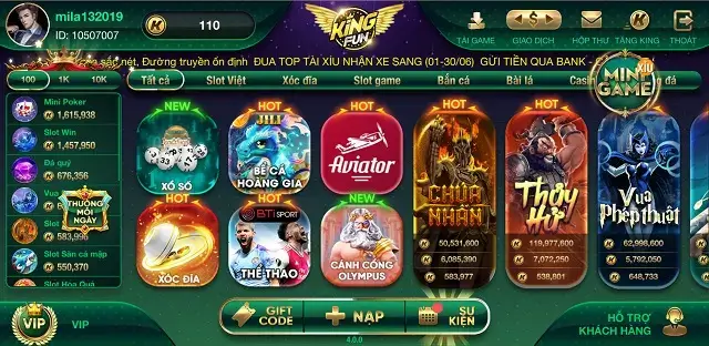 King999 Pro bản chơi trên web