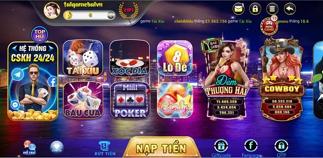 Trang chủ web Minbet68.com