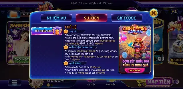 Rik3 Com thường xuyên tổ chức Event