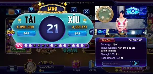 Rik3 Com sở hữu game tài xỉu live độc quyền