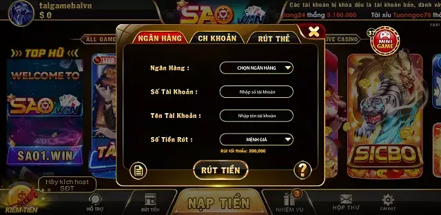 Sao1.Win nạp rút uy tín