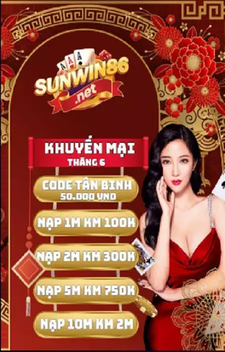 Khuyến mãi nạp tiền Sunwin86 Net