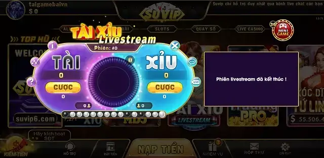 Tài xỉu Livestream Suvip6 Com