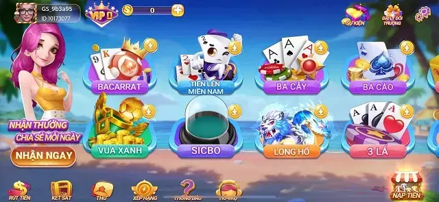 Giao diện game Uwin666.com