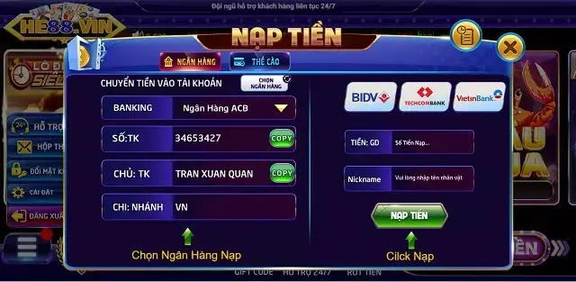 Mẫu nạp rút tiền He88.Vin