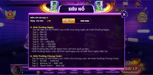 Sự kiện Siêu Nổ tại Nohu Cx