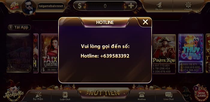 Dịch vụ chăm sóc khách hàng của Sun68i Win