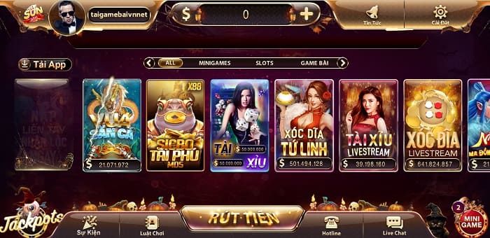 Trò chơi của Sun68i Win